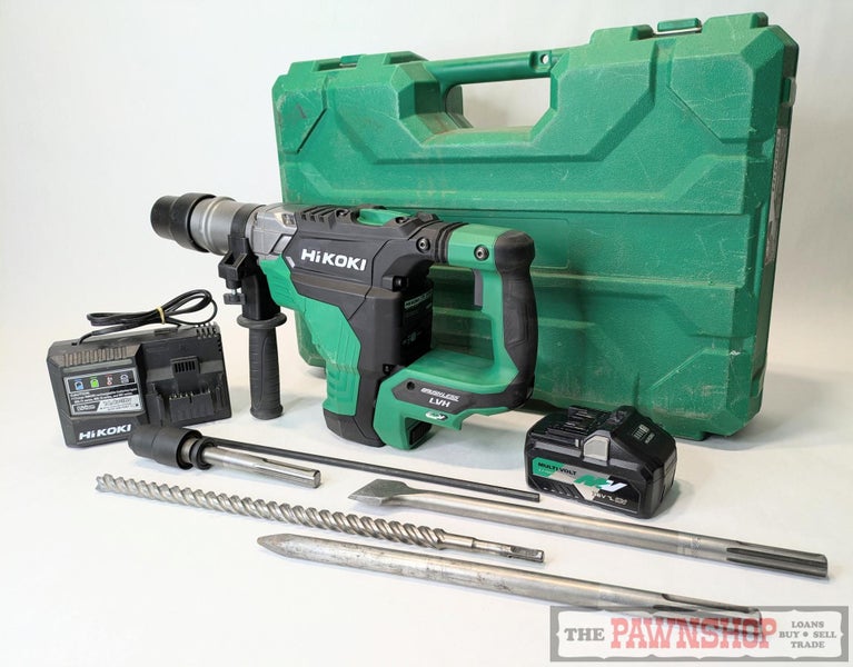 Hikoki DH36DMA 36V 40mm SDS-MAX Rotary Hammer + Charger + Multivolt Battery Kit Carousel 2