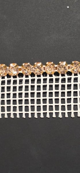 3.7mm Diamante Gold Braid 5 meters Carousel 3