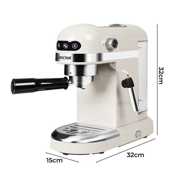 Spector Coffee Maker Machine Espresso Milk White Carousel 2
