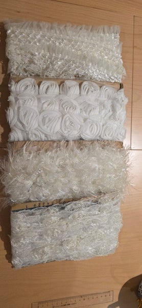 Bulk white braids (4 different trims) Carousel 1