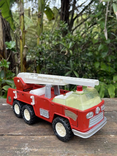 Vintage BUDDY L Japan metal Fire Engine : rare collection Carousel 1