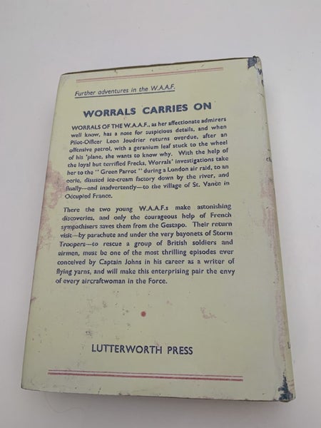 Worrals are Carries On by Biggles author 1st edition Carousel 2
