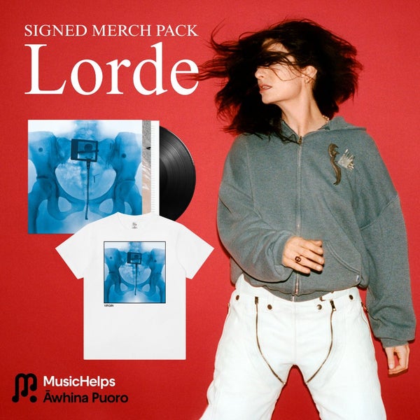 Charity Auction - Signed Lorde Vinyl & T-Shirt Carousel 1