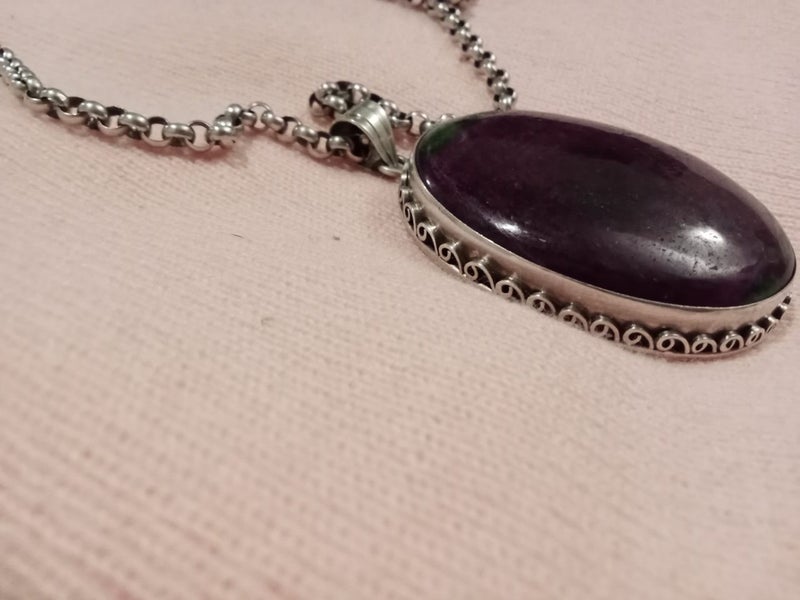 Gem stone necklace Carousel 2