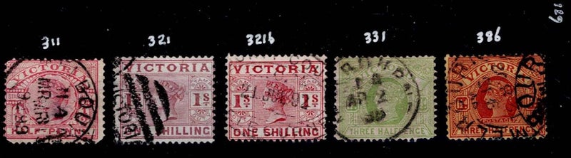 Victoria, QV selection 671, SG Cat £33 Carousel 1