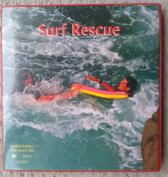 Protel NZ Investment Phonecards Presentation Pack - Surf Rescue 628/1500 Carousel 1