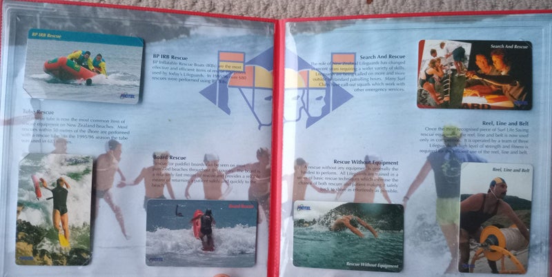 Protel NZ Investment Phonecards Presentation Pack - Surf Rescue 628/1500 Carousel 2