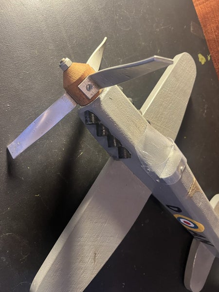 WOOD RAF AEROPLANE WEATHER VANE ? Carousel 2