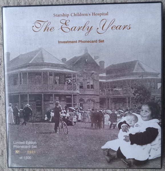Protel NZ Investment Phonecards Presentation Pack - Starship Hospital 628/1500 Carousel 1