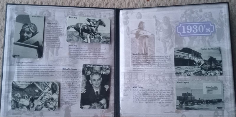 Protel NZ Investment Phonecards Presentation Pack The Weekly News 1930s 418/2000 Carousel 2