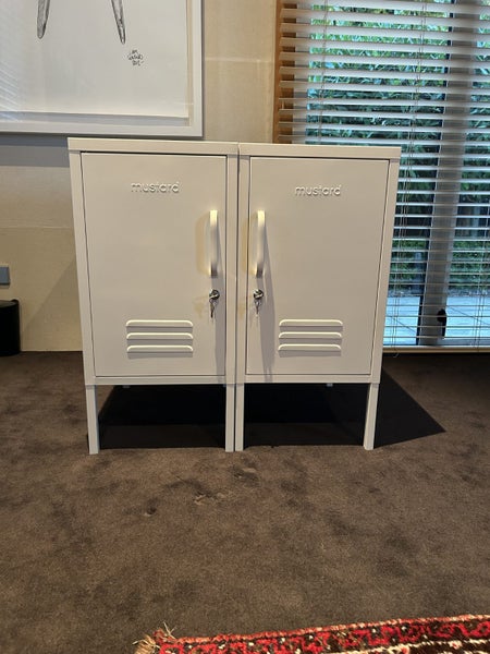 Mustard Lockers - x2 Shorty Lockers in white Carousel 1