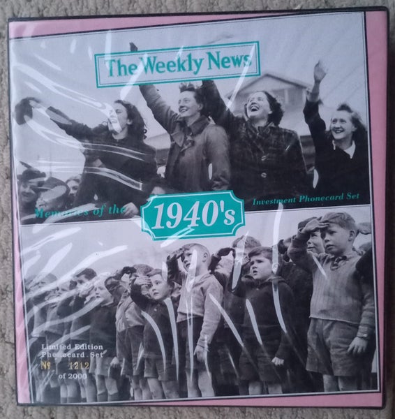 Protel NZ Investment Phonecards Presentation Pack - Memories of 1940s 1212/2000 Carousel 1