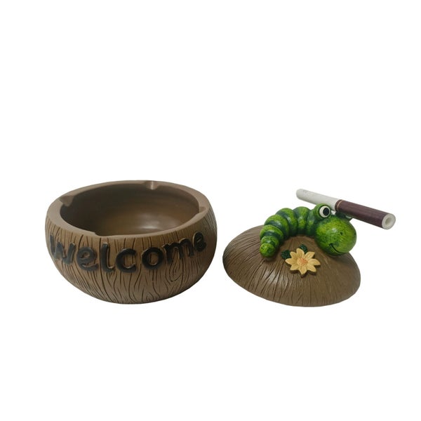 Ashtray For Cigarette Creative Ashtray With Lid Home Decoration Carousel 2