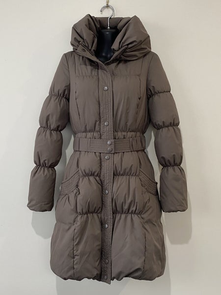 Vero Moda Duck Down Puffer Jacket – XS | Mushroom Colour | Waist Belt | Toasty! Carousel 1