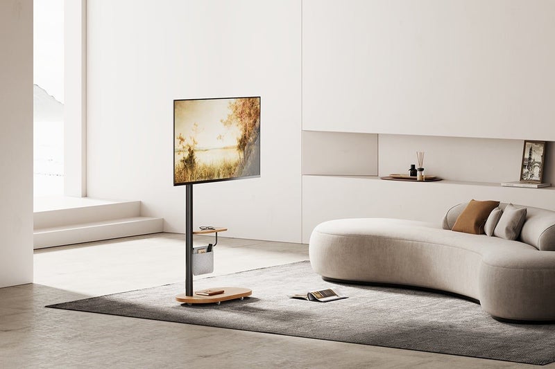 Kogan Portable TV Display Stand with Shelf for 17" - 43" TVs (Black) Carousel 2