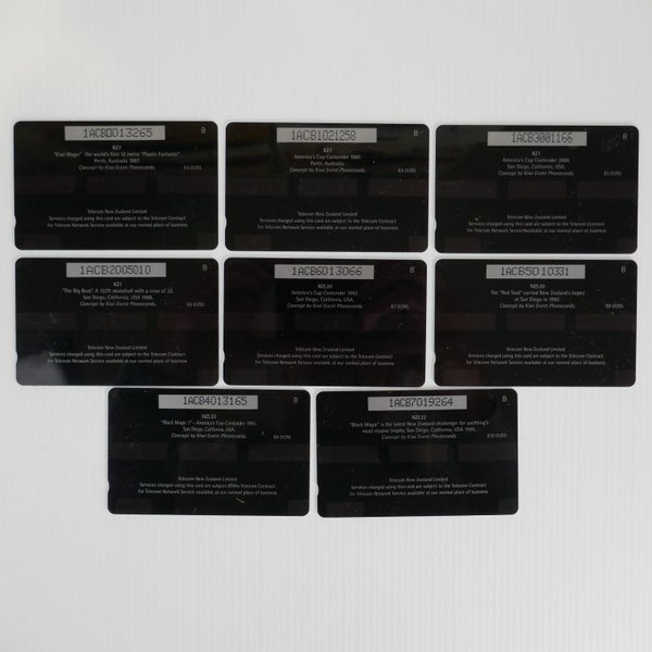 Telecom America's Cup Phonecards 1995 - Set of 8 Unused Carousel 2