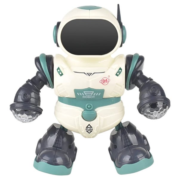 Smart Sound And Light Mechanical Robot Toy In Green For Children Robots Carousel 1