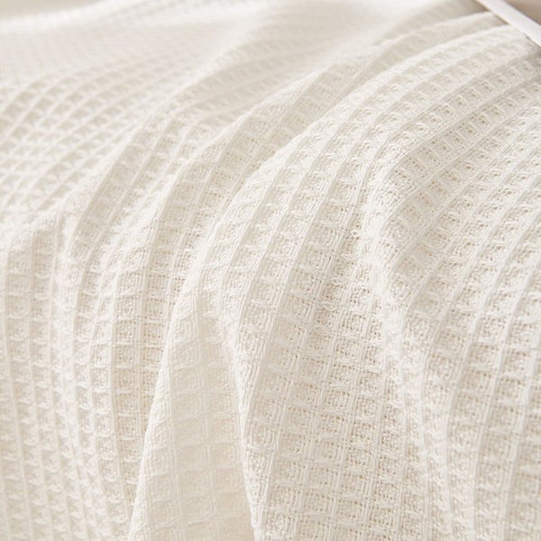 180*260Cm White Premium Polyester Sofa Throw Blanket Multi Seasonal Use Protect Carousel 5