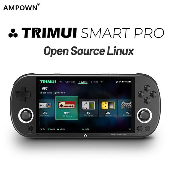 Elosung Elsoung 256G Black Ampown Trimui Smart Pro Portable Gaming Console Retro Carousel 2