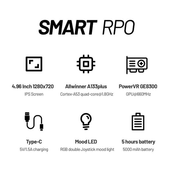 Elosung Elsoung 256G Black Ampown Trimui Smart Pro Portable Gaming Console Retro Carousel 4