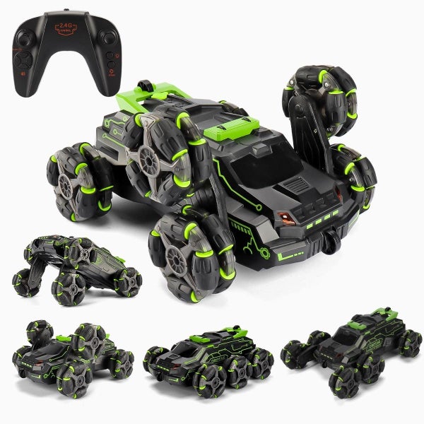 360 Degree Swing Arm Stunt Car With Remote Control And Six Wheel Drift Spray Rem Carousel 2