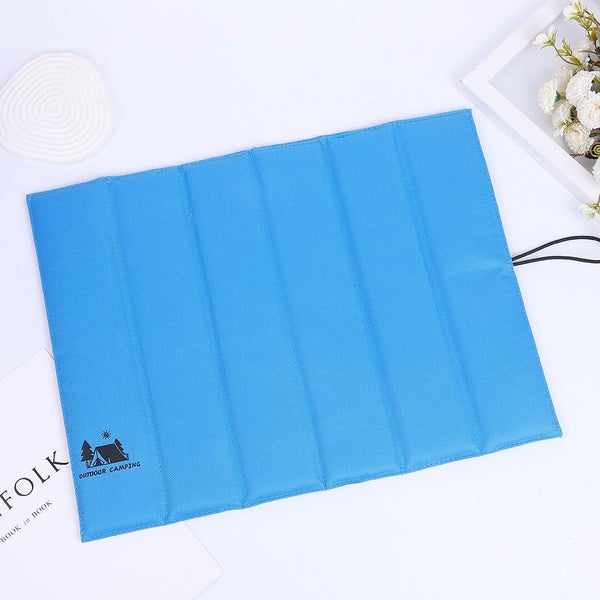 Blue Outdoor Folding Seat Cushion 42Cm X 32Cm For Camping And Hiking Seat & Pos Carousel 2