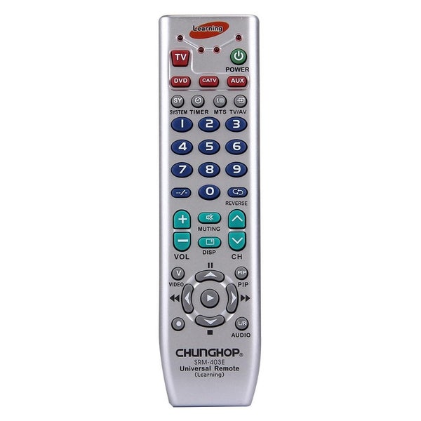 Universal Learning Remote Control For Television Vcr Satellite Cable Hifi Dvd Cd Carousel 1