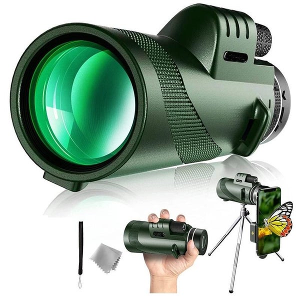 High Power Hd Monocular With Night Vision - 40X60 Carousel 1