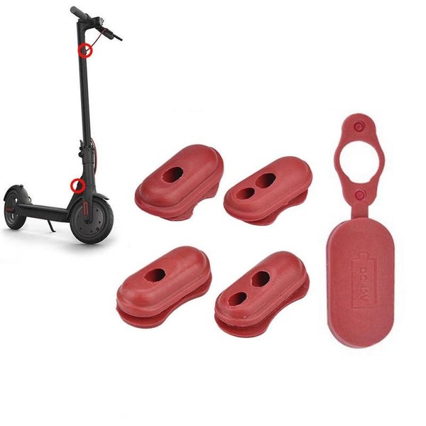 Universal Five In One Silicone Port Cover For Xiaomi M365 Scooter Accessories Carousel 4