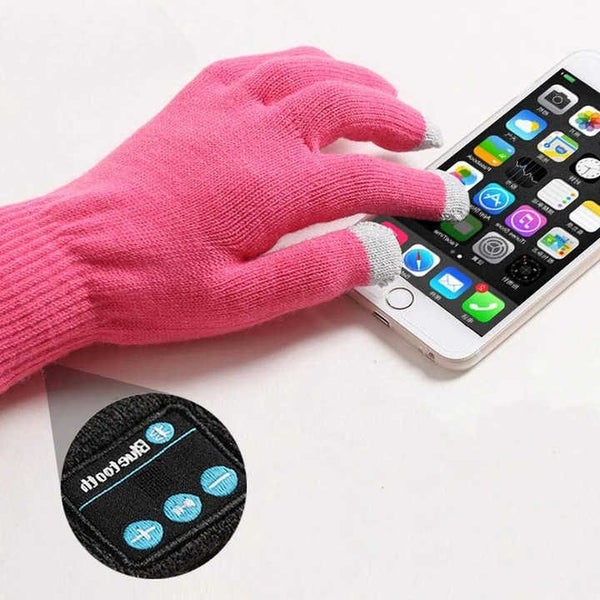 Elosung Pink Bluetooth Touchscreen Winter Gloves Warm Thickened And Hands Free F Carousel 1