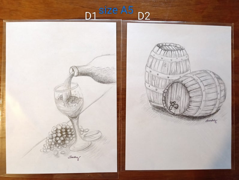 Variety of beautiful art - pencil and acrylic62863858343425112