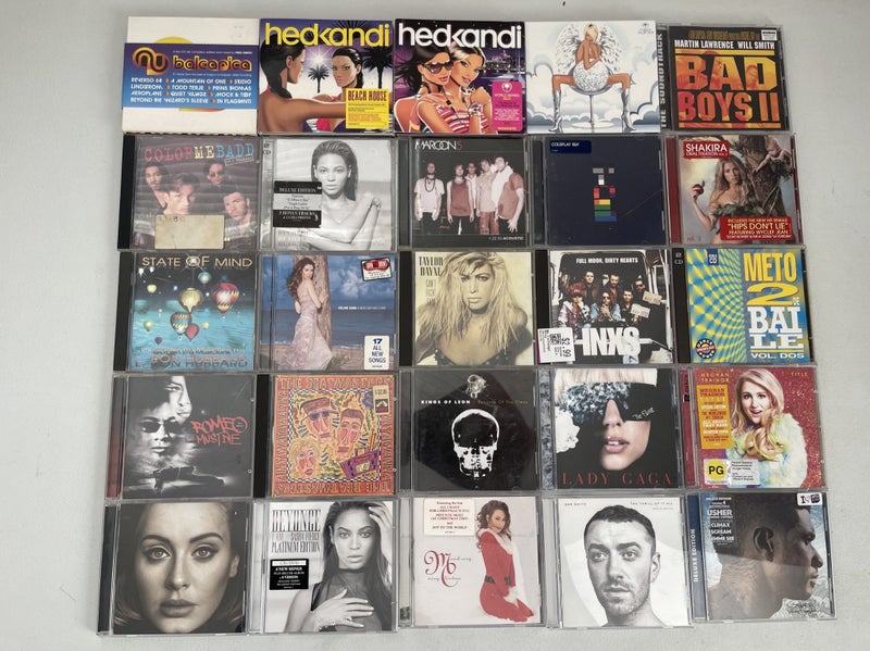 BULK 25x CDs Compilations Pop Rap Hip Hop Rap Rock Dance Carousel 1