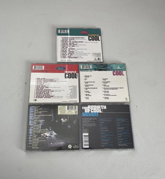 BULK 5x CDs Compilations Rebirth of Cool Hip Hop Rap Jazz Carousel 5