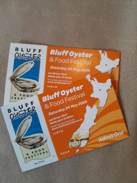 Oyster Festival tickets (2) Carousel 1