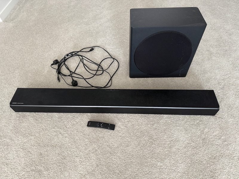 Samsung Sound Bar and Subwoofer Carousel 1