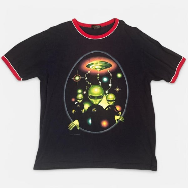 Vintage 1996 Alien Workshop Ringer T-Shirt – Rare OG Skate Tee Carousel 1