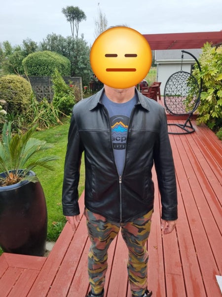 Hugo Boss Leather Jacket Carousel 1