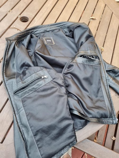 Hugo Boss Leather Jacket Carousel 6