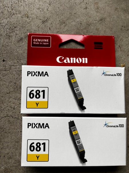Canon Pixma printer cartridge - 681 Y Yellow x 2 Carousel 1