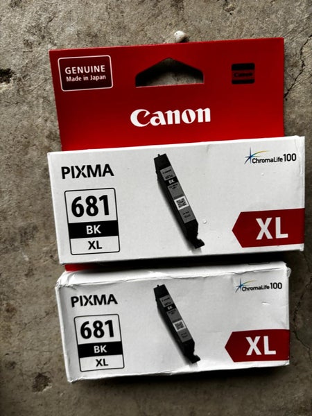 Canon Pixma printer cartridge - 681 BK Black x 2 XL Carousel 1