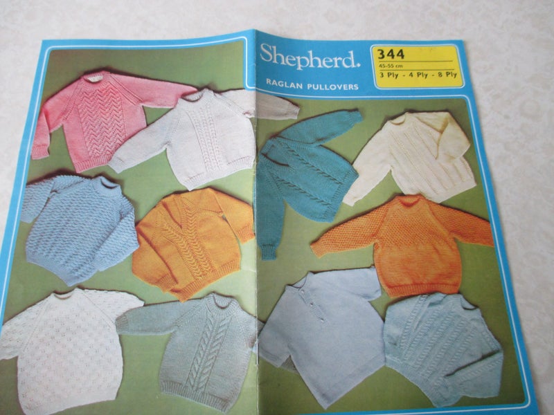 Baby Knitting Pattern Book - Shepherd 11 Pullovers Carousel 1