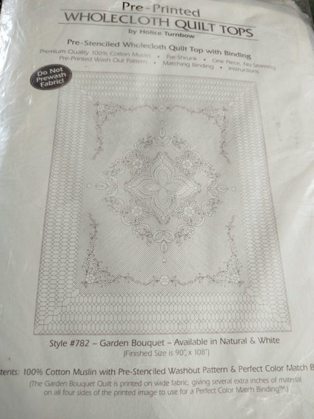 Pre- printed Quilt top Carousel 1