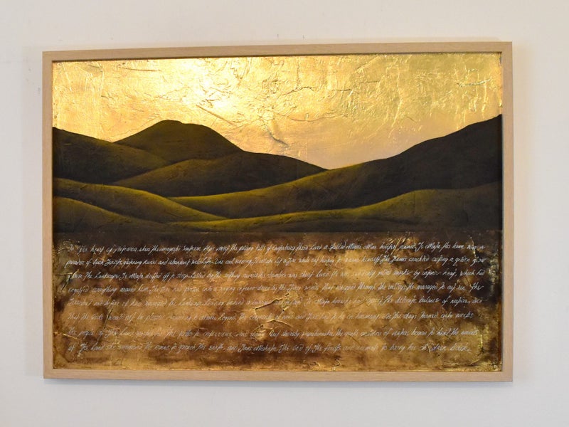 MAORI LEGEND OF THE CANTURBURY PLAINS - GOLD LEAF - SHADOW FRAME - LARGE Carousel 14