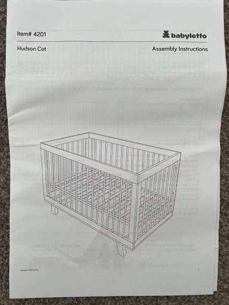 Babyletto Hudson 3-in-1 Convertible Crib – White – With Mattress Carousel 10