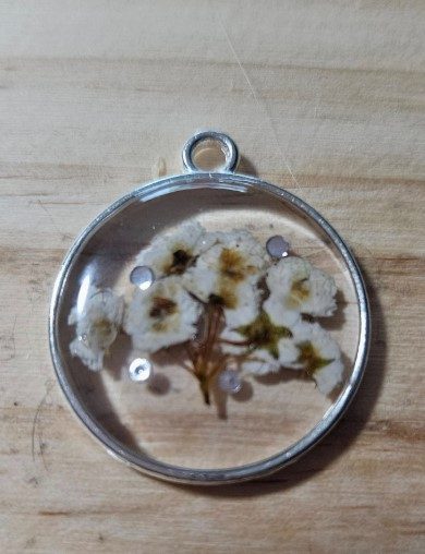 Pressed Flower Resin Pendant Carousel 2