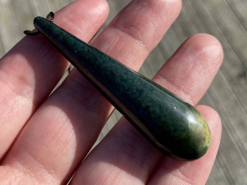 $1 Res!! Pounamu roimata pendant *Tangiwai* Carousel 1
