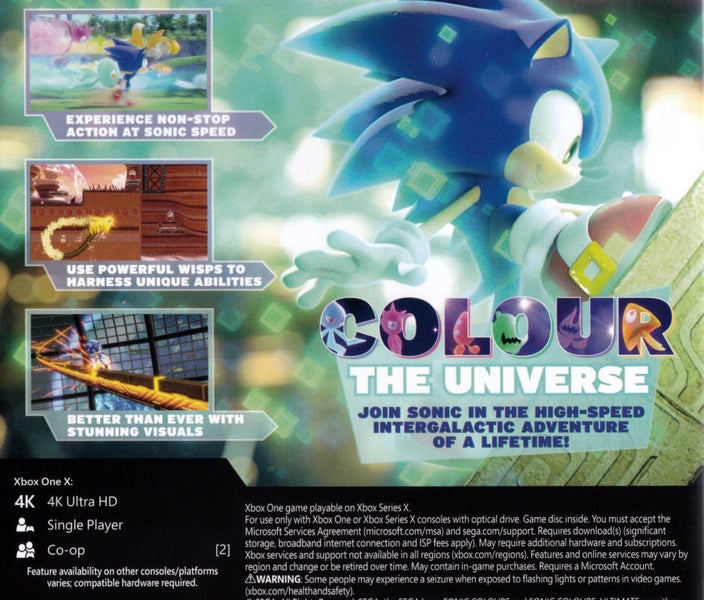 Sonic Colours Ultimate Xbox One, Xbox Series X Carousel 2