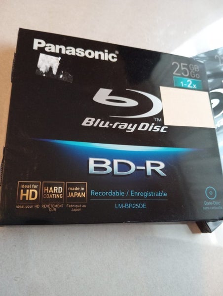 Panasonic blue ray recordable discs new x2 Carousel 2