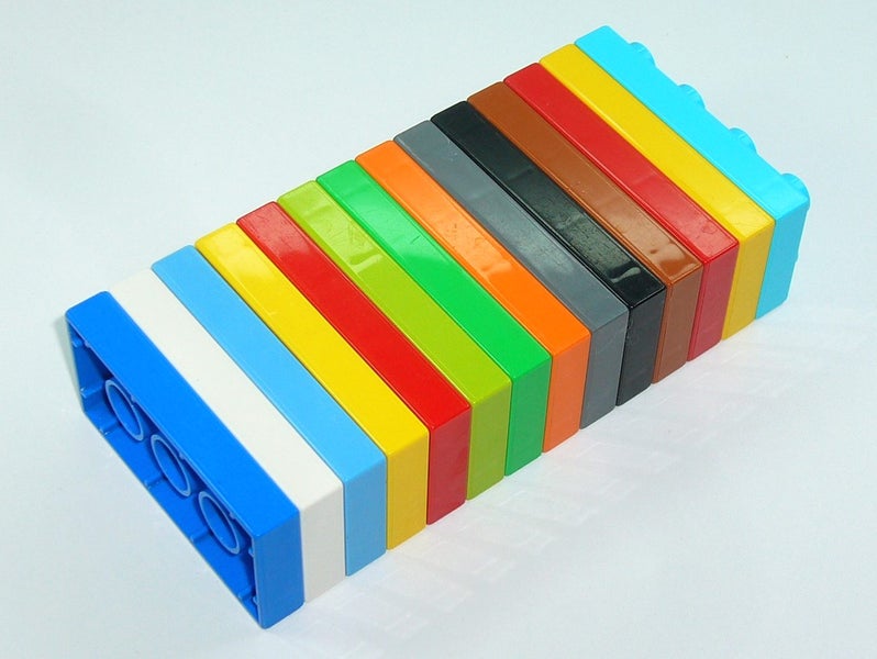 ®™DUPLO - 14 Assorted 2 x 4 Stud Plates Carousel 4