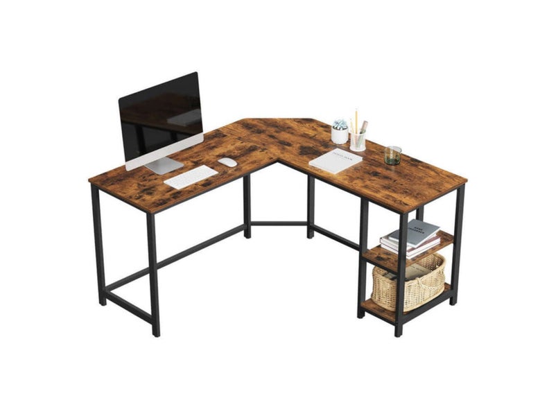 L-Shape industrial style desk Carousel 5